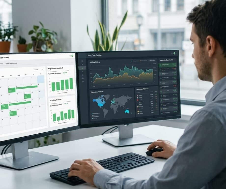 the differences between programmatic guaranteed deals and real time bidding in television