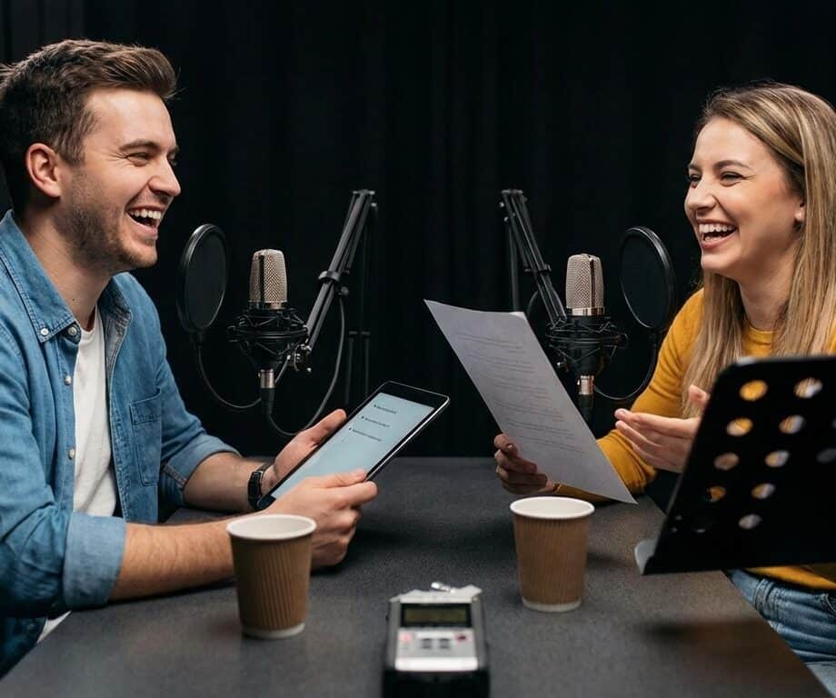 transitioning from rigid scripts to improvised outlines for comedic podcasts